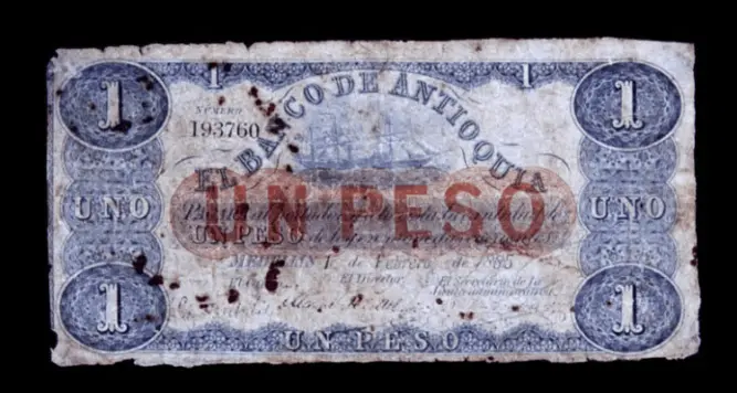 billetes de bancos privados coleccion colombia