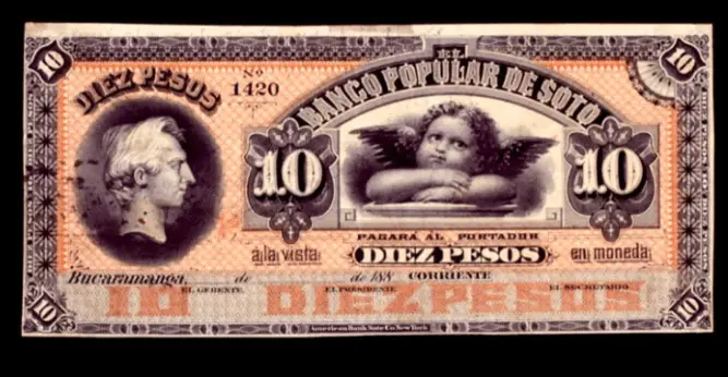 billetes antiguos de colombia banco bucaramanga