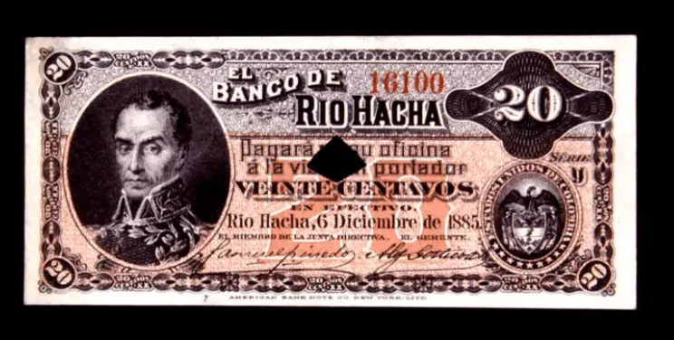 billetes antiguos de bancos
