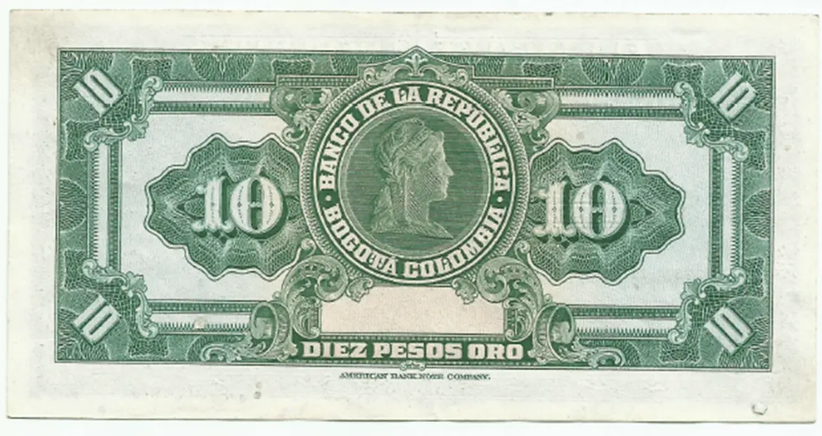 comprar billetes colombia en venta 10 pesos