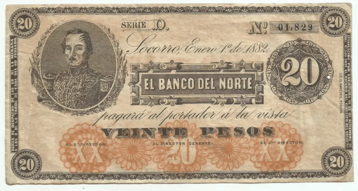 comprar billetes antiguos en venta 20 pesos