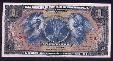 billetes antiguos de colombia en bogota