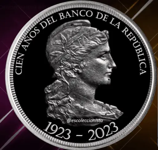 moneda 100 años banco republica colombia venta compra coleccion