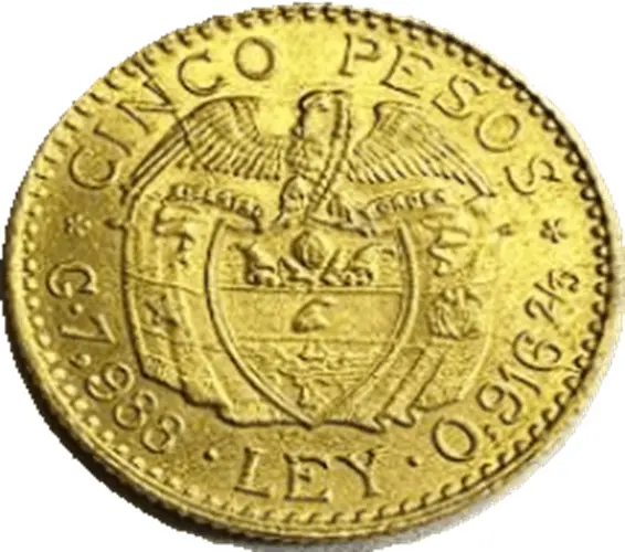 comprar coleccion numismatica de oro 5 pesos